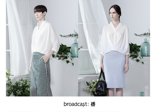 董洁私服Look，boardcast:播春夏清爽出街