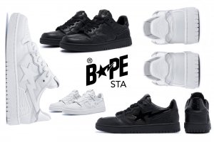 大道至简，BAPE SK8 STA以黑白纯色构建隽永风格